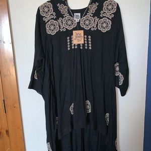 Ivy Jane embroidered high low dress